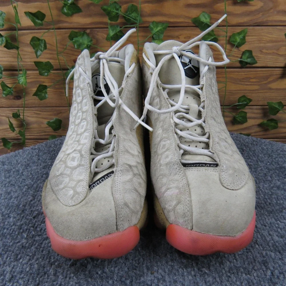 Air Jordan 13 Retro Chinese New Year Men's 10 Pale Ivory‎ Gold Pink Sneaker